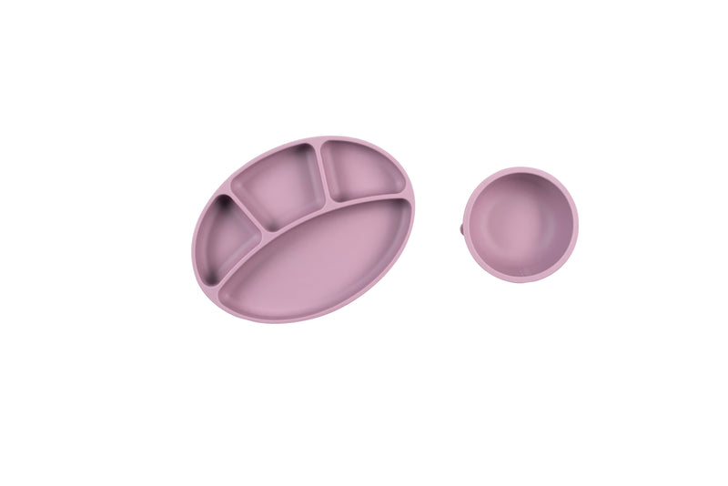 Plum Silicone Suction Gift Set