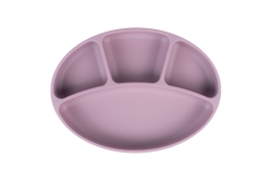 Plum Silicone Suction Plate