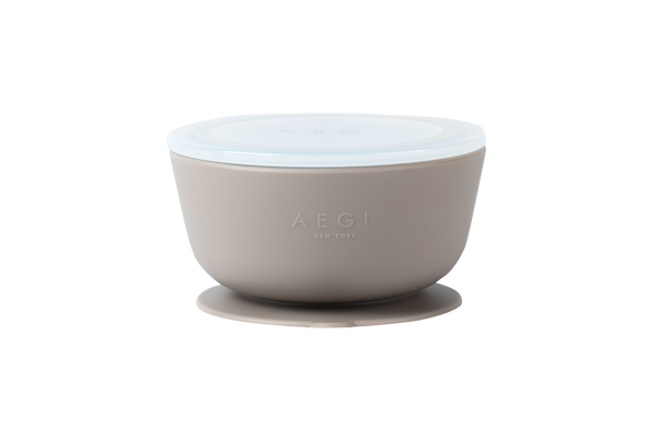 Flax Silicone Suction Bowl