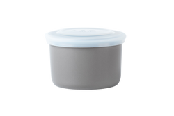 Gray ceramic container
