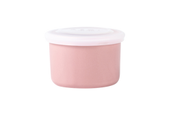 Pink ceramic container